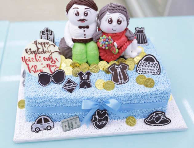 Hình ảnh bánh sinh nhật độc đáo về gia đình