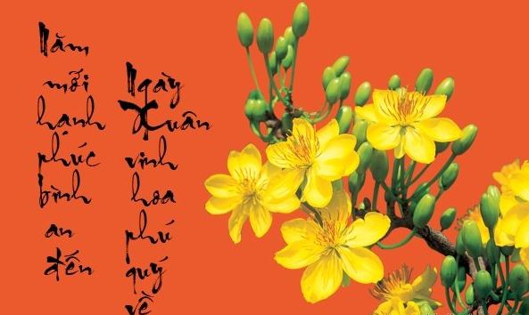 Thư pháp chúc tết dành tặng cho mọi người khi năm mới đến