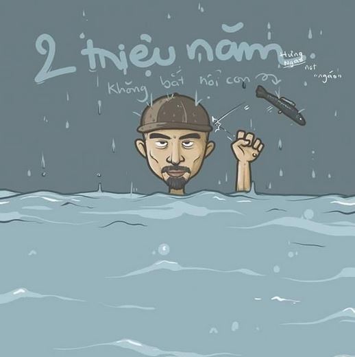 Những ảnh chế mới nhất đang được giọng ca Đưa nhau đi trốn tiếp tục cập nhật thêm trên trang cá nhân. Ảnh: Hưng Ngao.