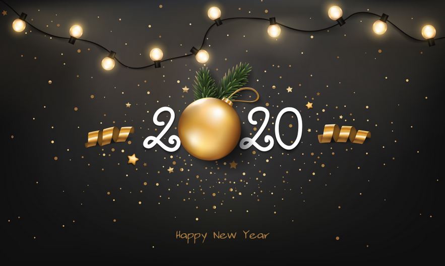 Hình nền Happy New Year 2020