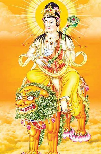 Văn Thù Bồ Tát, hình văn thù bồ tát