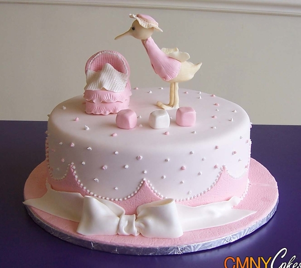 pink252bstork252bbaby252bshower252bcake_001 Hình ảnh bánh sinh nhật 1 tuổi 19