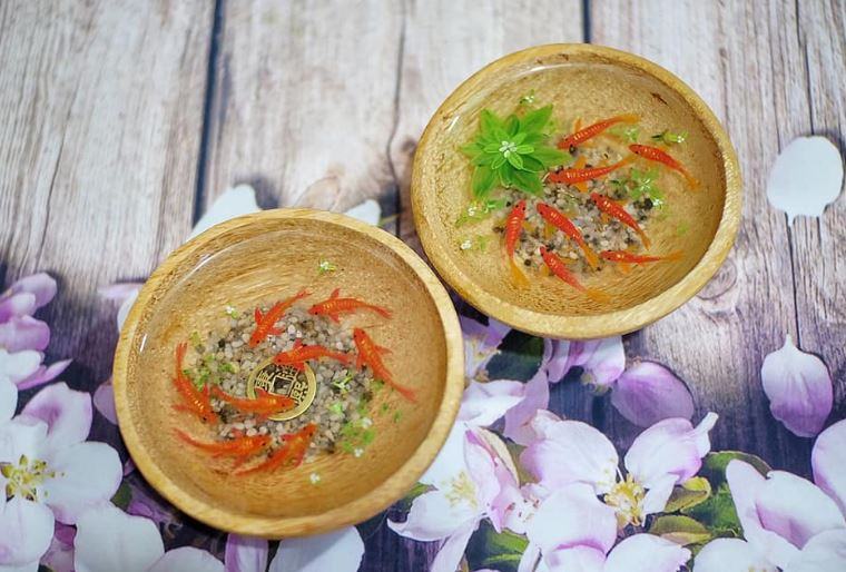 hình mẫu tranh cá 3D Resin phong thủy